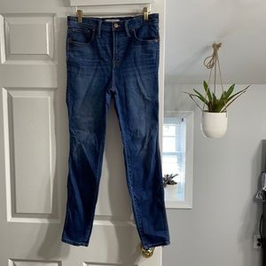 Madewell 10” High Rise Skinny